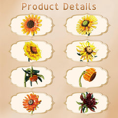 BeepZipp sunflower centerpiece stands 11.8 inches tall for a striking table display.