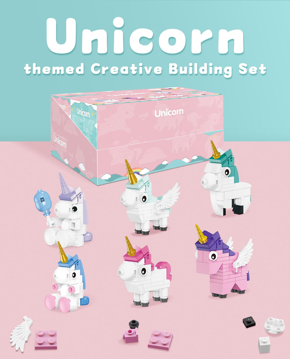 BeepZipp Unicorn play set sparks creativity during imaginative table storytelling