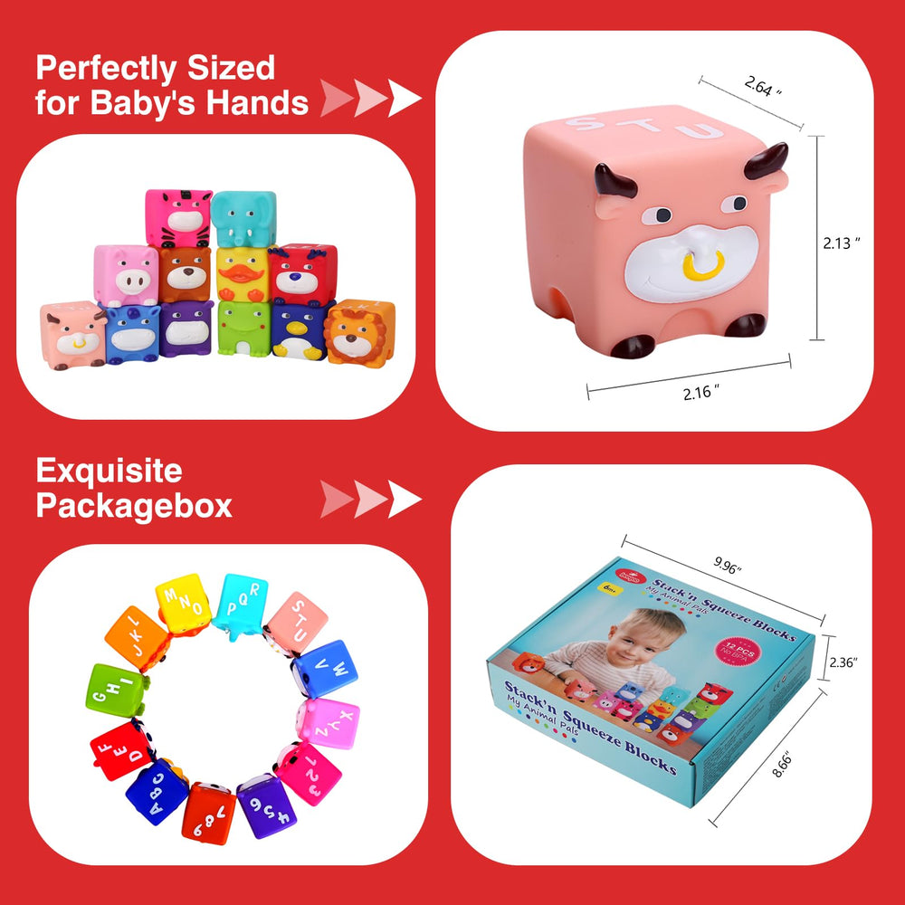 Beeqoo non-toxic PVC blocks offer durability and gentle texture.