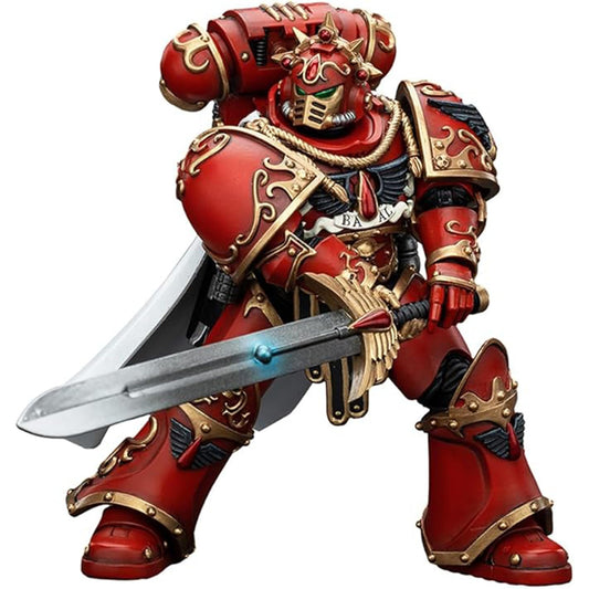 BEERISE JoyToy Blood Angels Praetor armor close-up for an impressive display