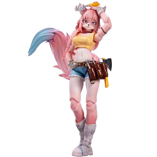 BEERISE LADOTOYS Mender Liya Alopex pink 6-inch figure with dynamic poseability for display.