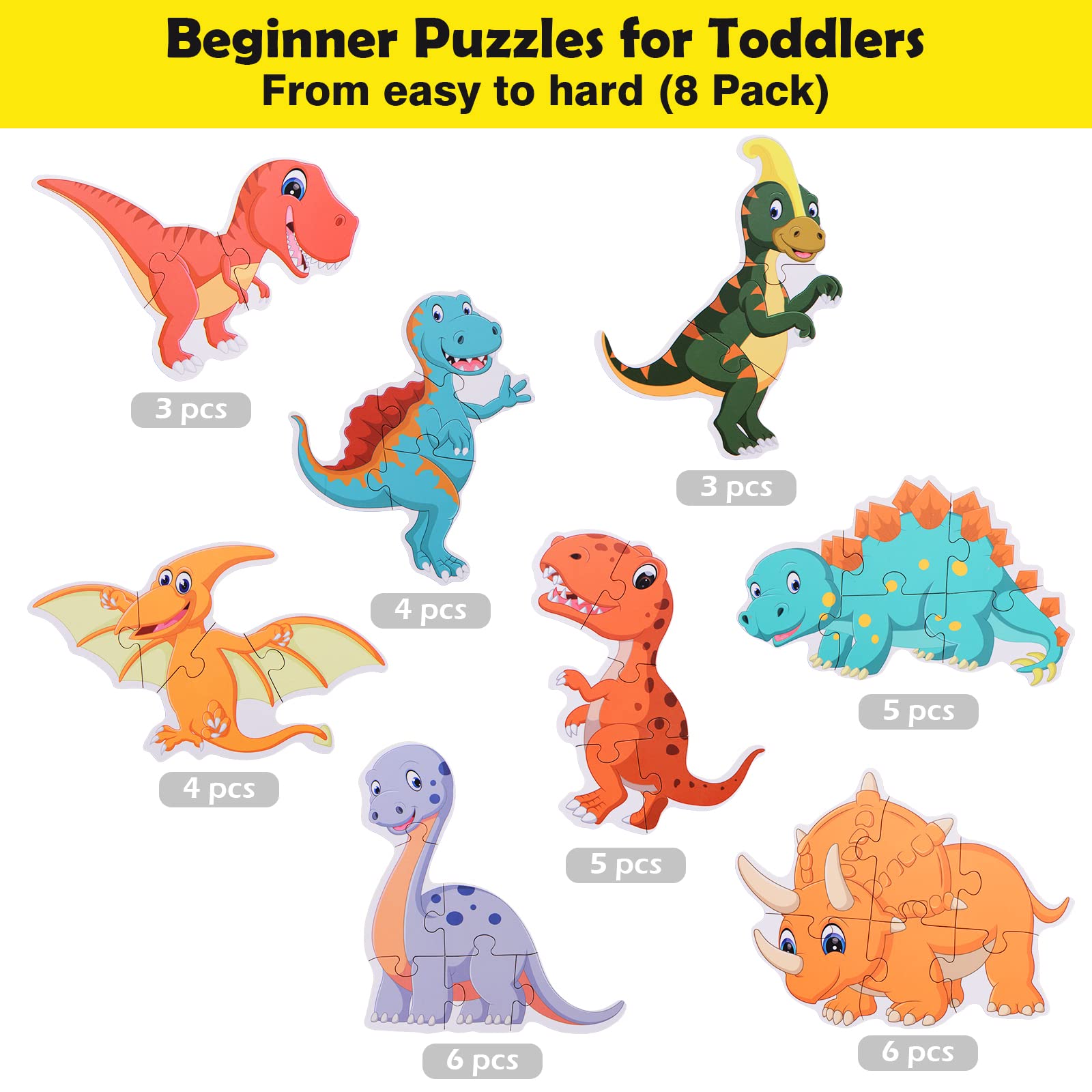 Beestech puzzle back colors help quick sorting when puzzles mix