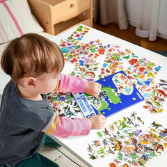 Beestech cartoon and real dinosaur stickers for party favors and goody bags