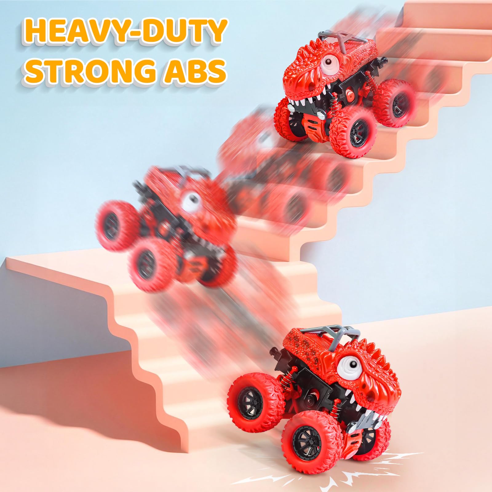 Beestech dinosaur monster truck design: kid-friendly dinosaur car for boys