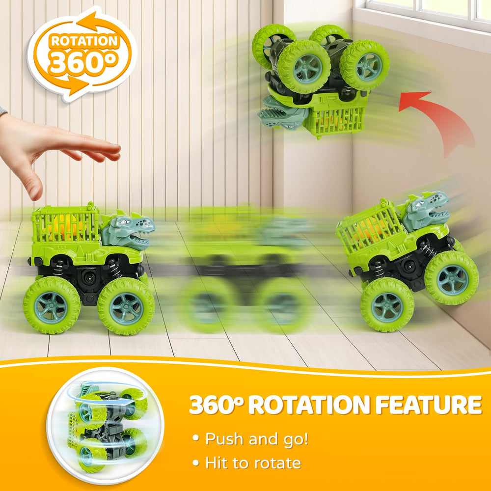 Beestech dinosaur monster truck gift box: ready-to-gift packaging