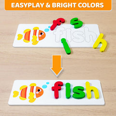 Beestech wooden letters with smooth edges for safe toddler play