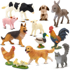 Beetots farm cow figurine for imaginative play and display