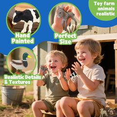 Beetots rooster figurine ready for farmyard backdrop play
