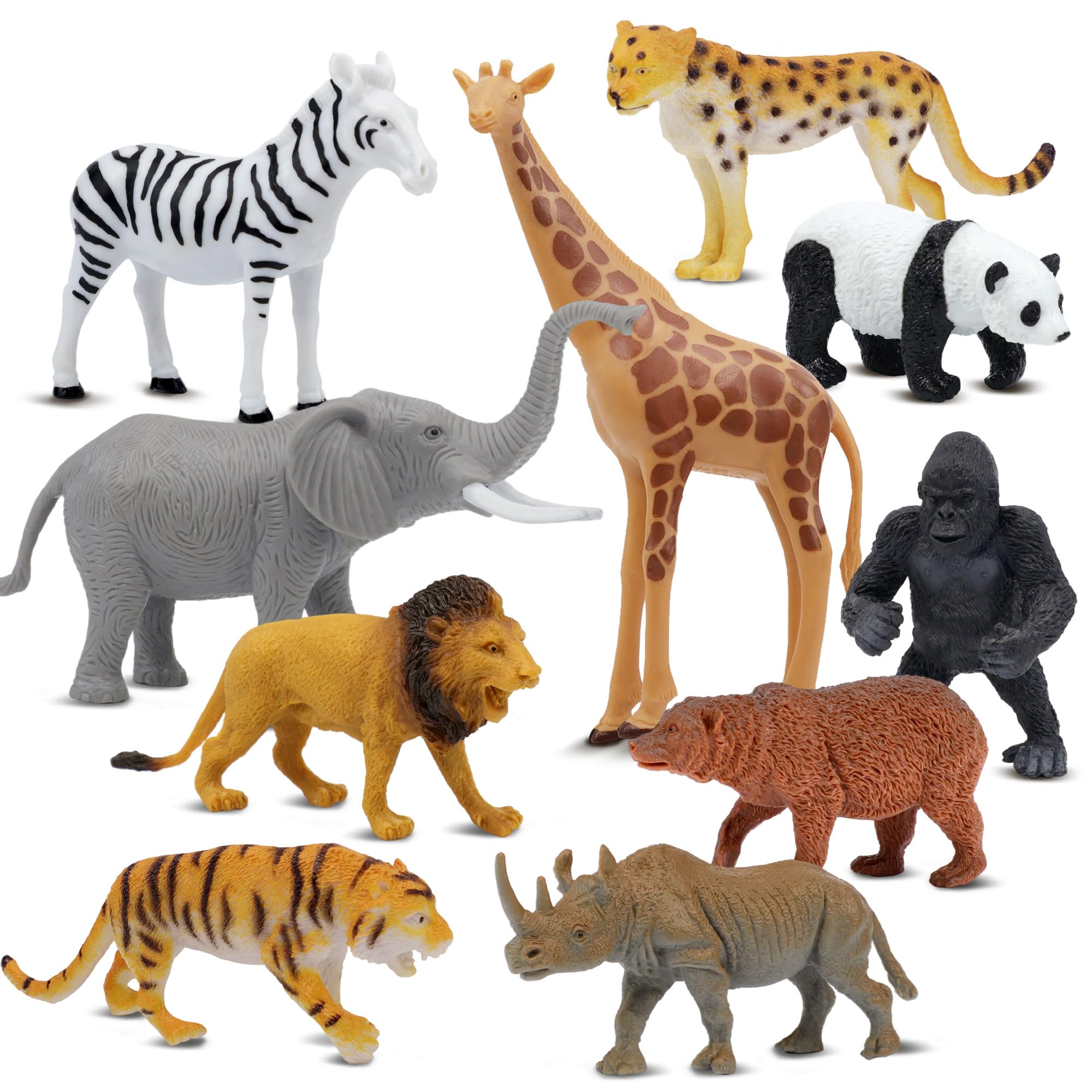 Beetots safari elephant figurine for imaginative play and habitat learning.