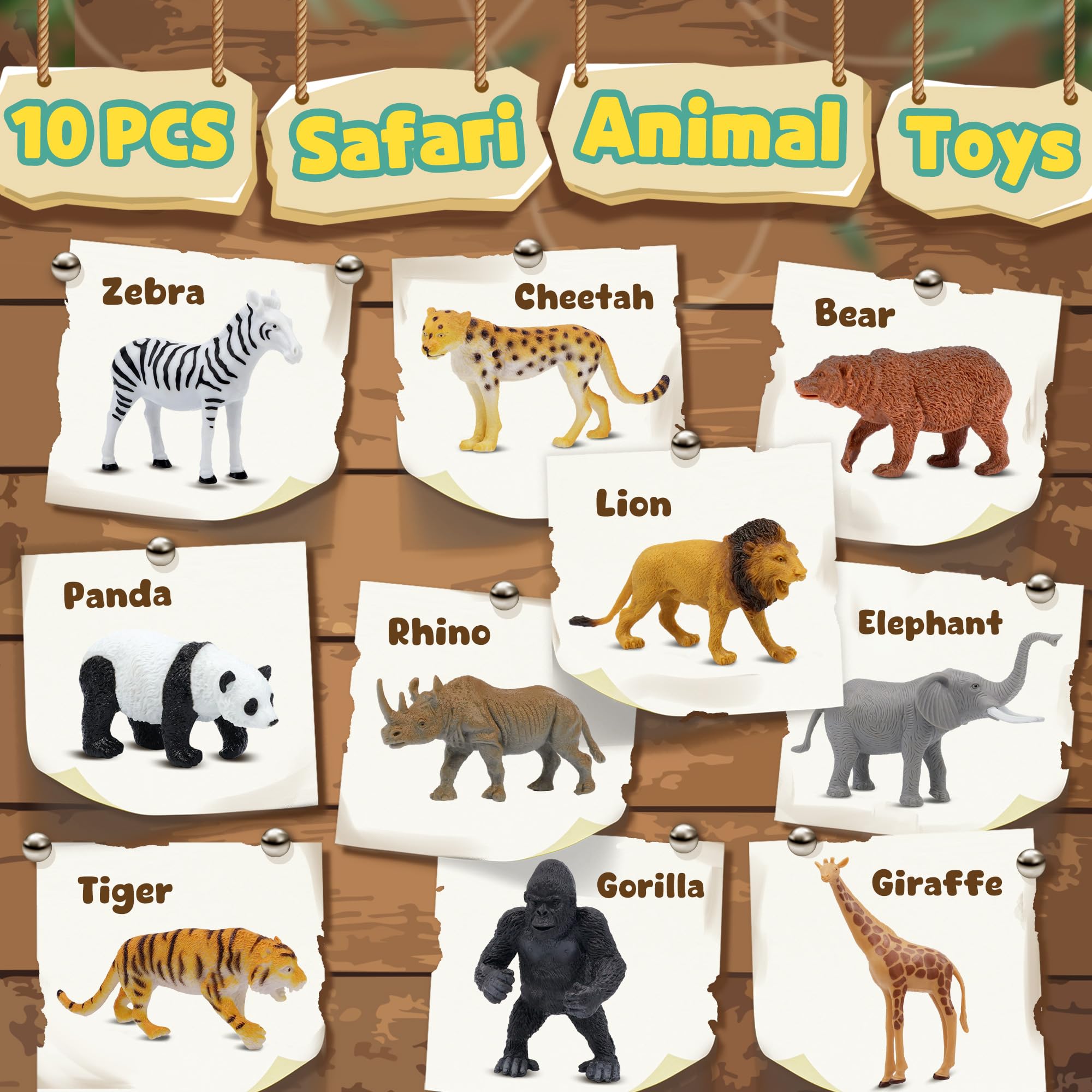 Beetots safari lion figurine inspires pretend adventures and vocabulary expansion.