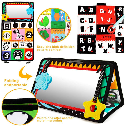 Beetoy detachable crinkle toy with dual textures boosts tactile exploration.