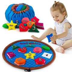 Beetoy Shapes Bean Bags multicolor set ideal for early color and shape learning.