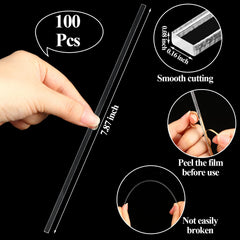 Beeveer 7.87 inch lollipop sticks are sturdy and reusable for DIY treats