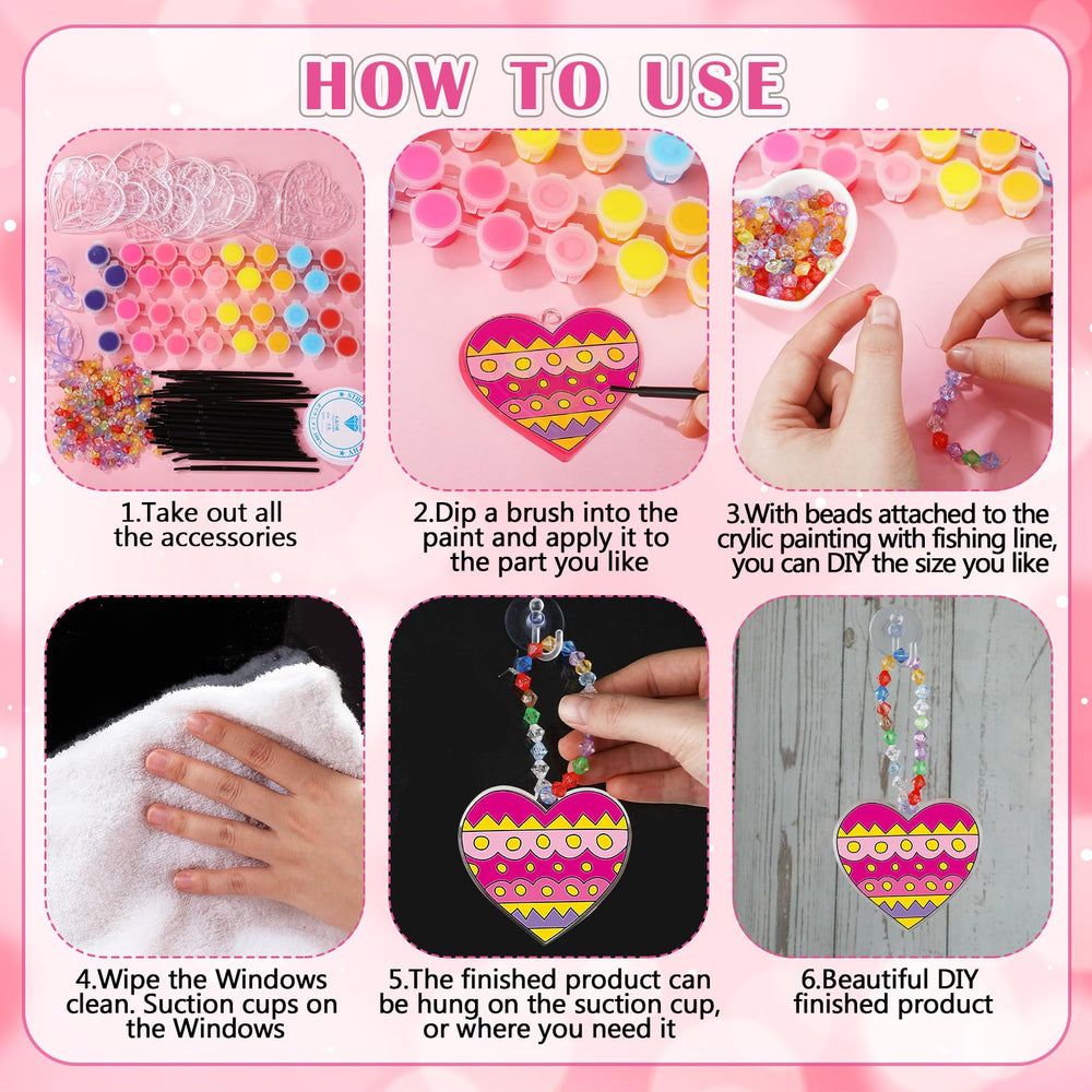 Beeveer glue hooks and fishing line included simplify hanging for ready-to-display crafts.