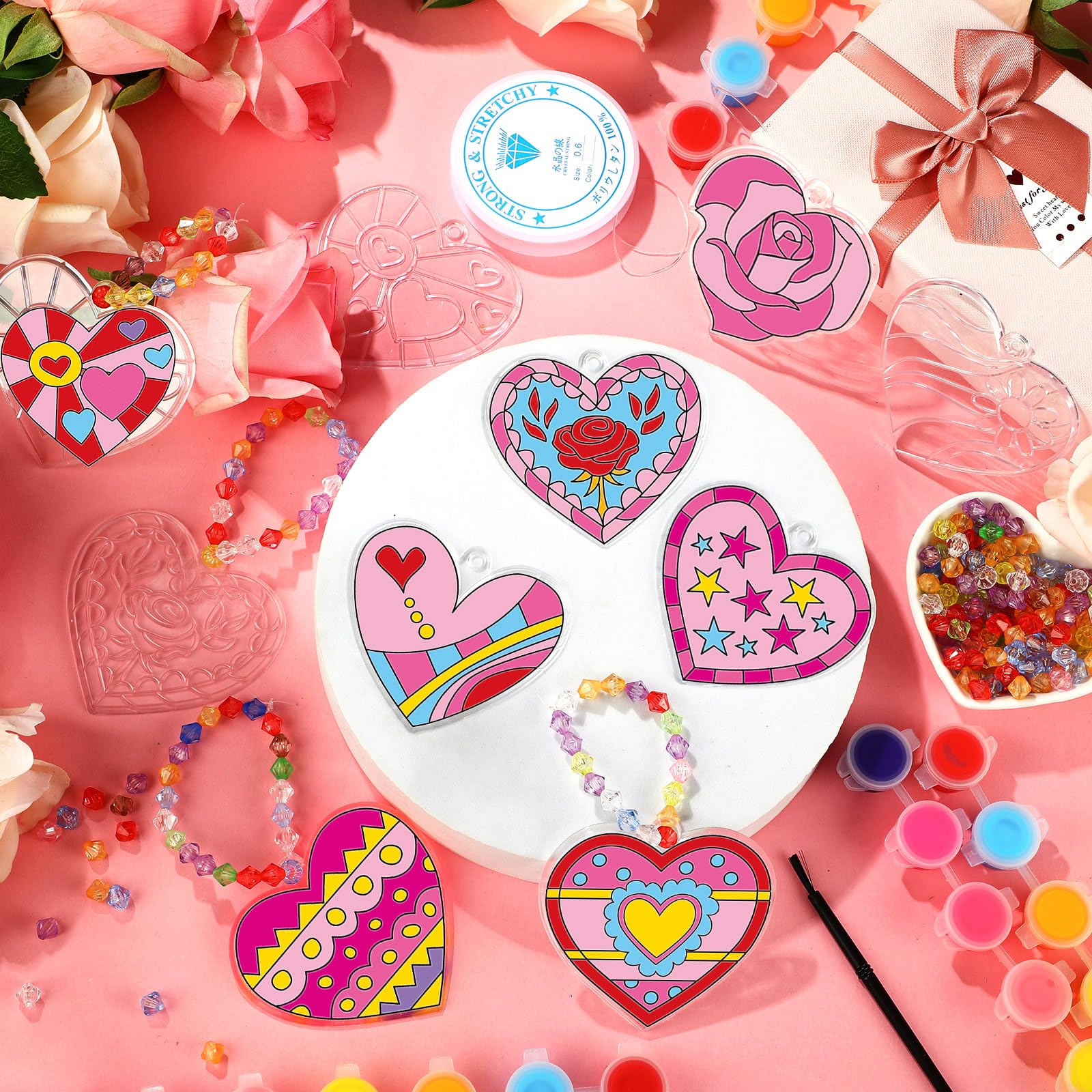 Beeveer windows decoration suncatchers create luminous accents during daylight.