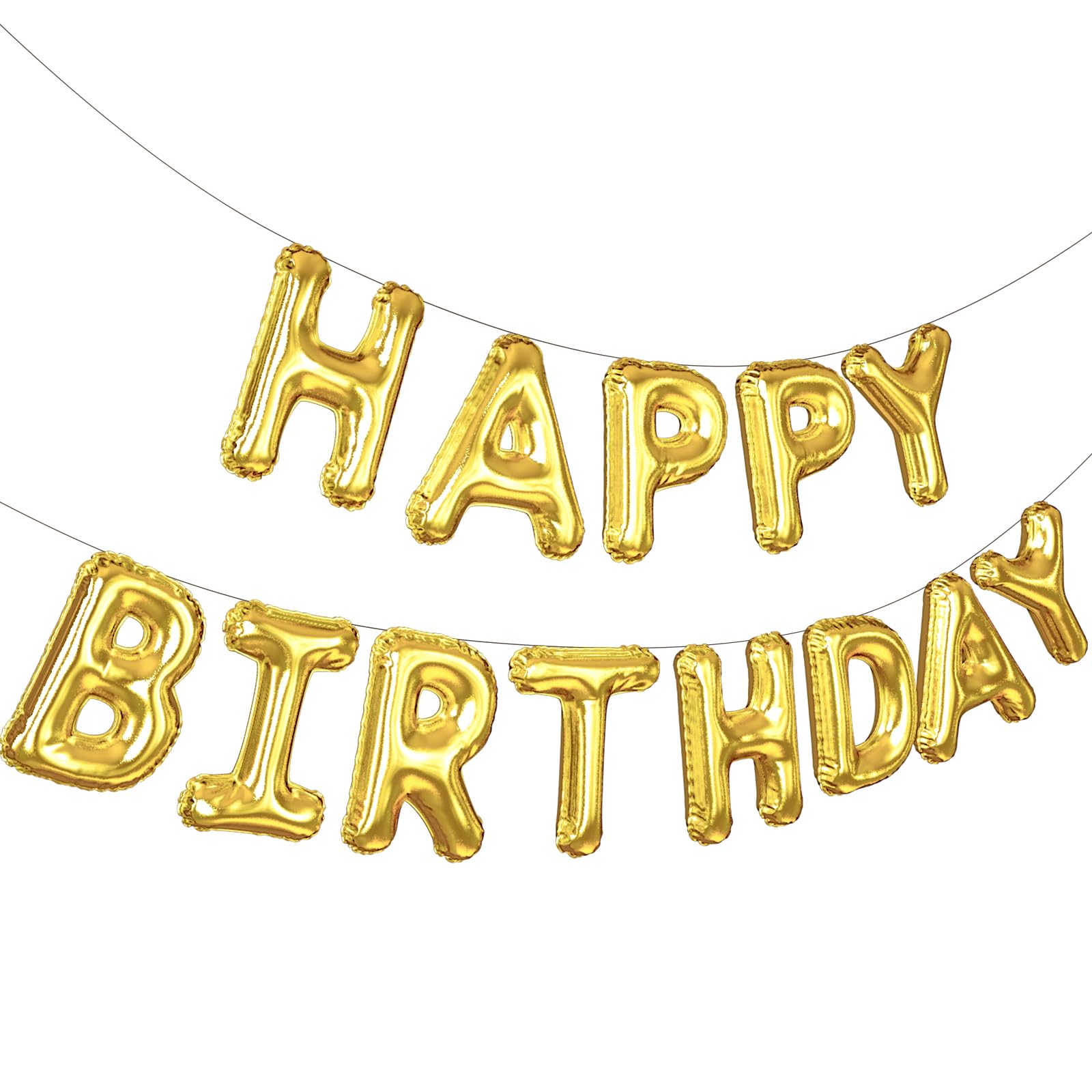 Beeyaky HAPPY BIRTHDAY letter balloons for memorable celebrations.