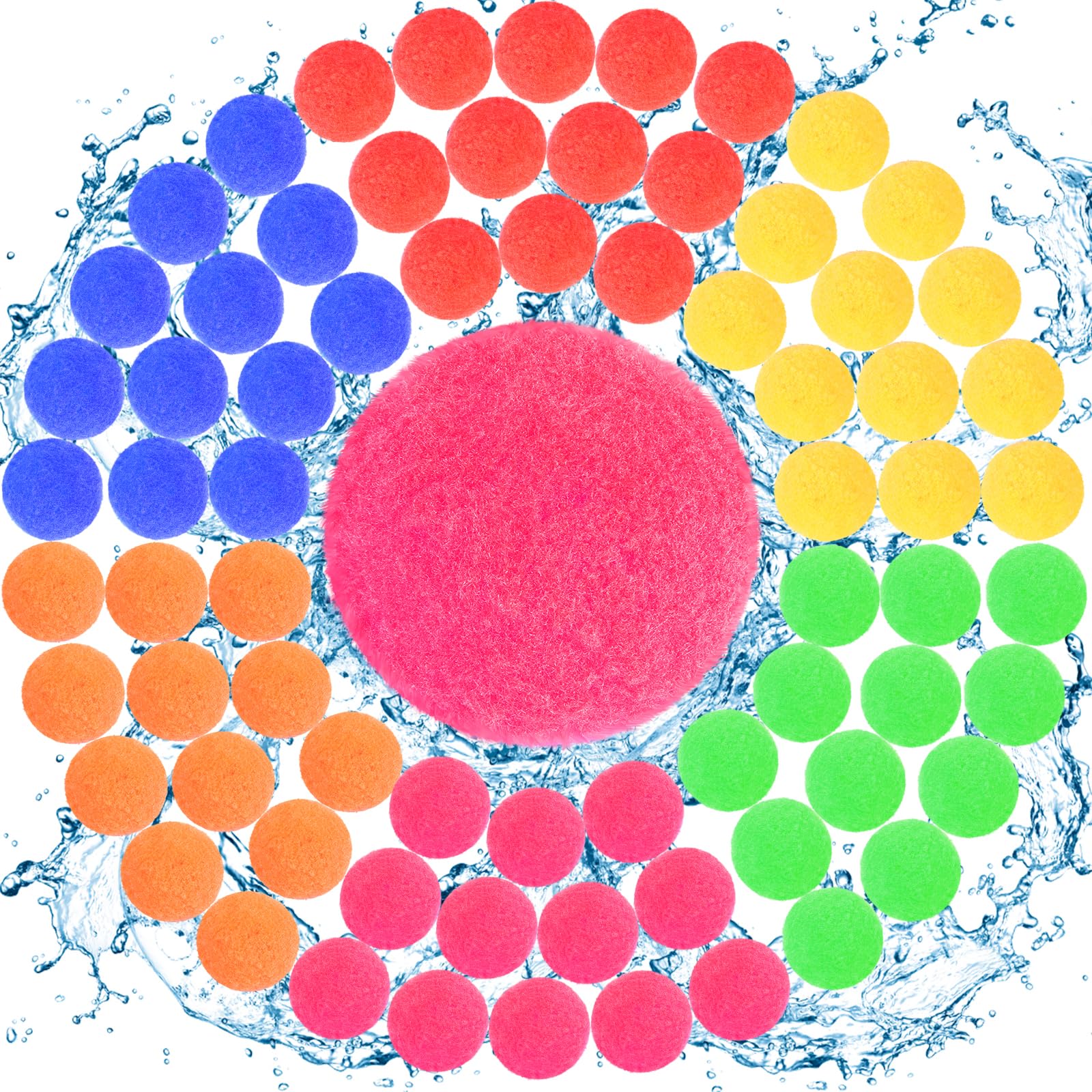 BEFANS reusable water balls in a colorful pool play set for family fun