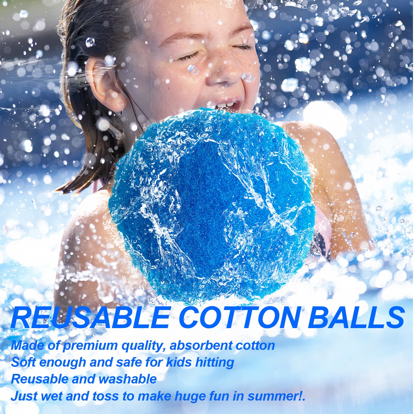 BEFANS reusable water balls for kids and adults' splash games