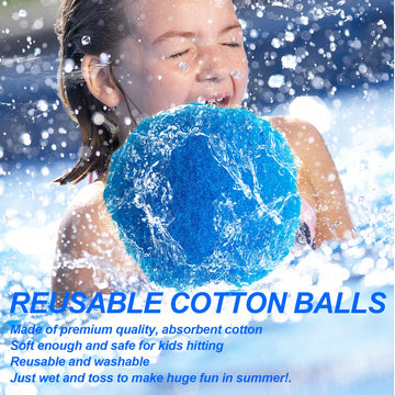 BEFANS reusable water balls for kids and adults' splash games