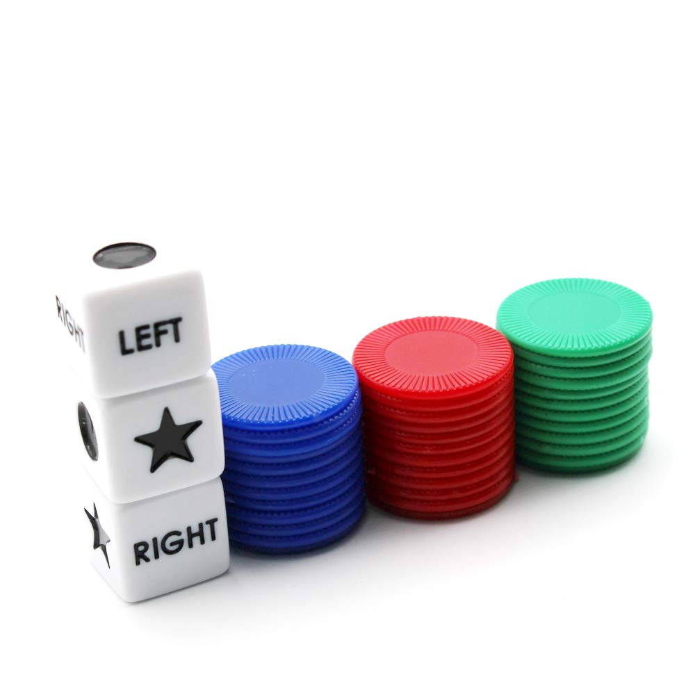 Befantasway colorful chips in blue red and green for quick score tracking.