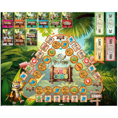 BeFree for Kids board game cover inviting family money learning