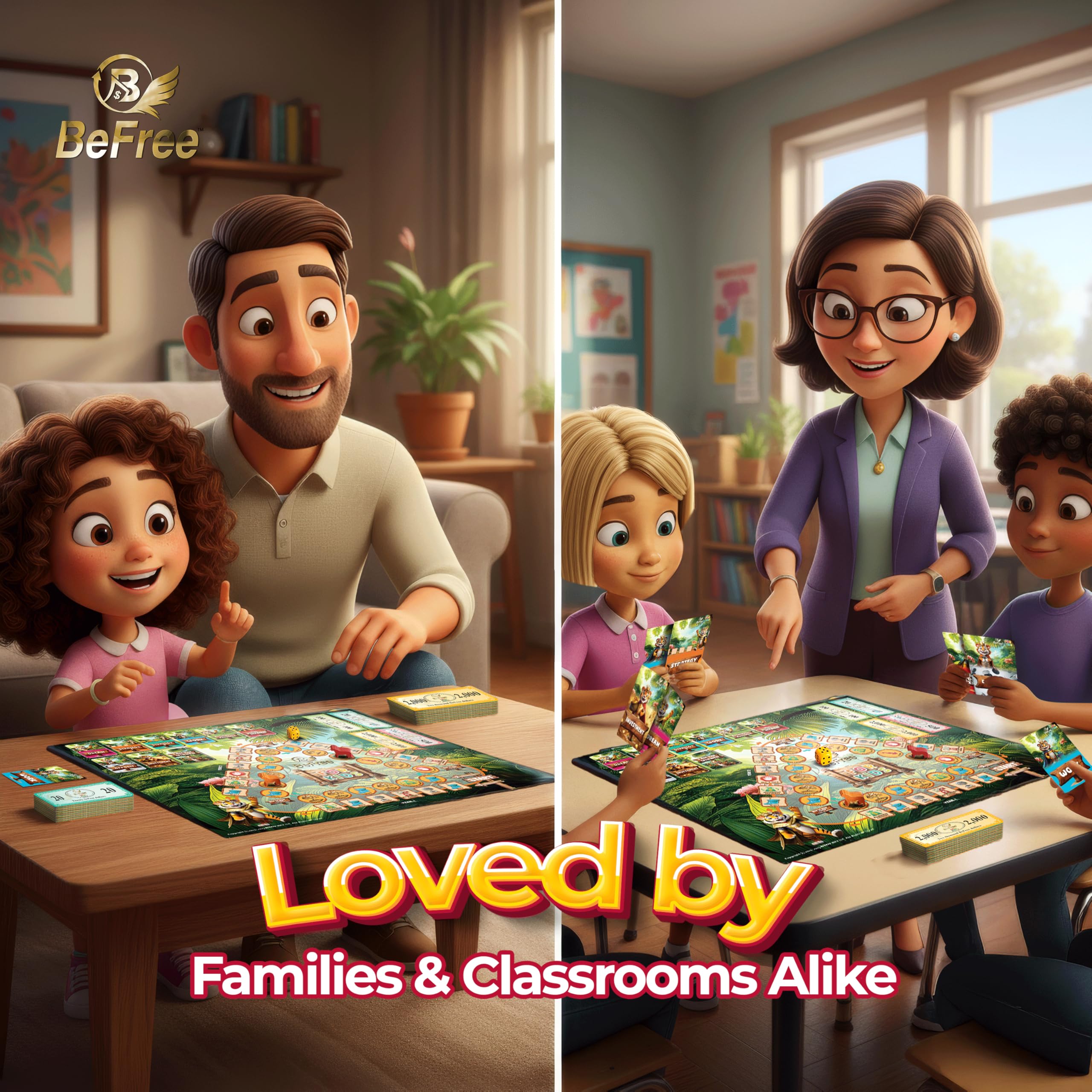 BeFree for Kids educational content for ages seven plus