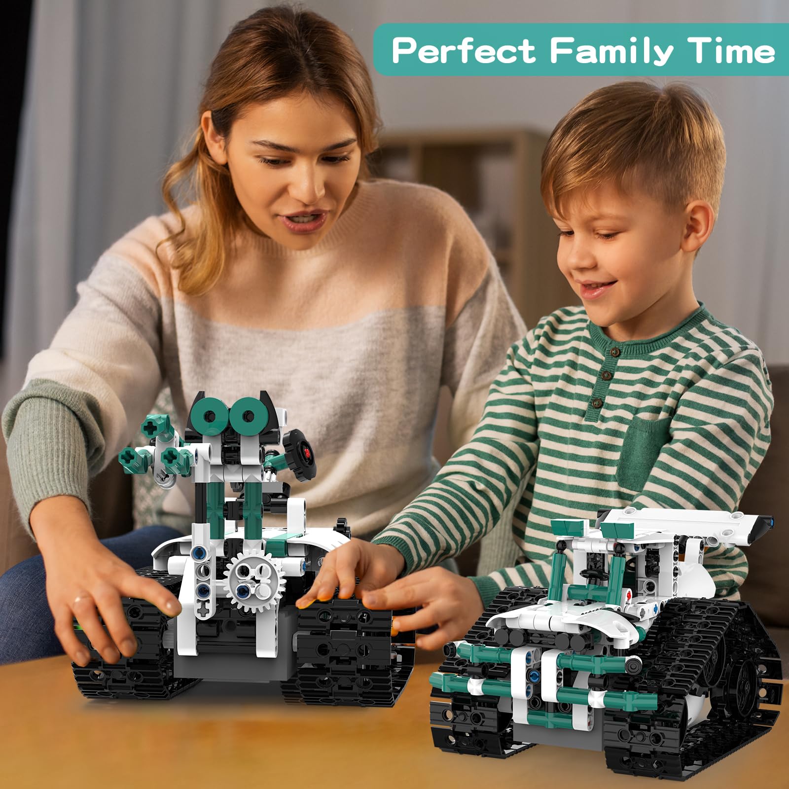 BEHOWL 13-in-1 fighter model with detailed construction and role-play potential.