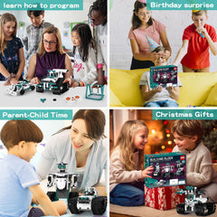 BEHOWL 13-in-1 robot model for modular design and problem solving.