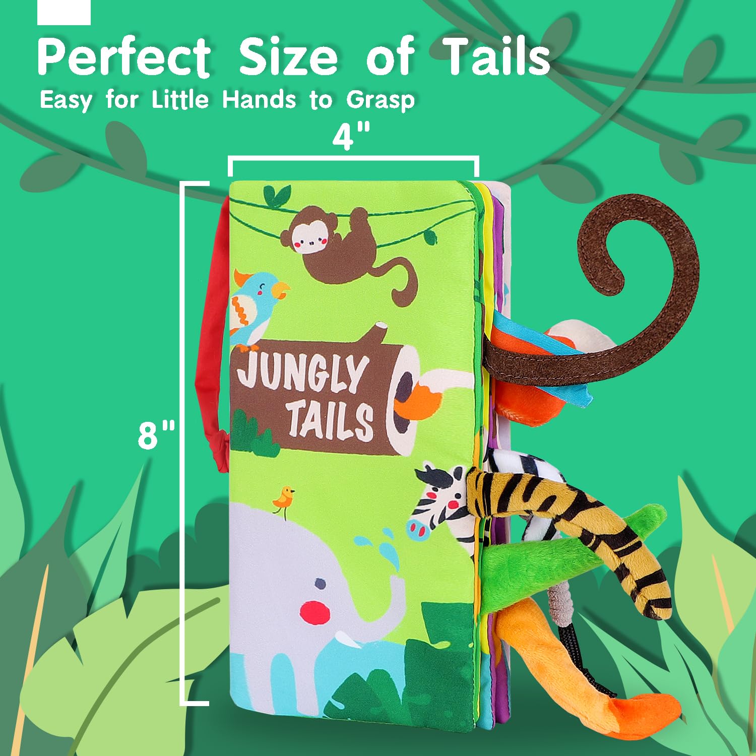 beiens cloth book suits newborns to toddlers for safe, interactive play