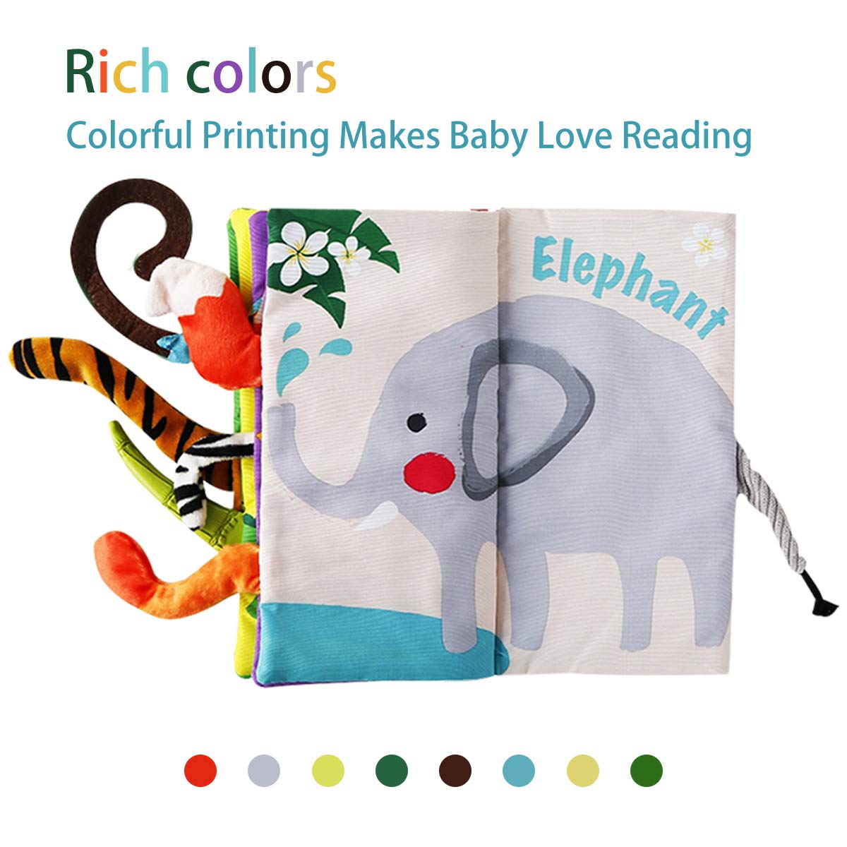 beiens travel-friendly cloth book promotes quiet, developmental entertainment on the go