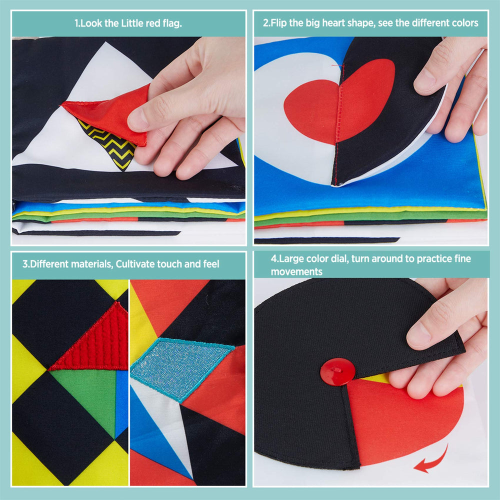 Beiens gift-ready soft book ideal for newborns and infants.