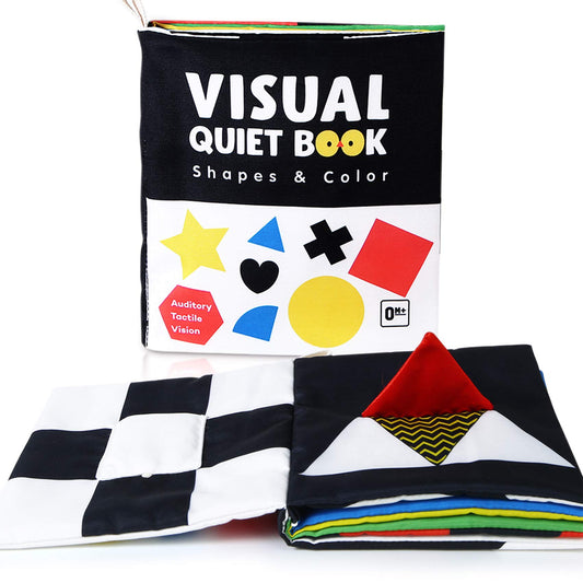 Beiens high-contrast baby book cover engaging newborn vision.