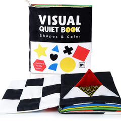 Beiens high-contrast baby book cover engaging newborn vision.