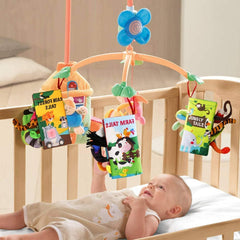 Beiens soft cloth hanging strap for stroller and crib attachment.