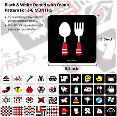 Beiens visual stimulation cards for 0–3 months encourage rapid pattern recognition and attention.