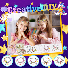 Beikeetoo 72-piece charms and beads set for DIY jewelry