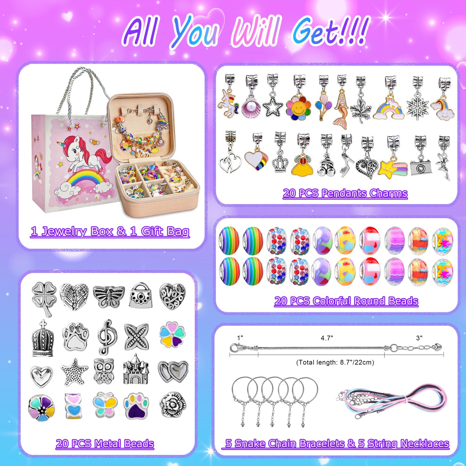 BEIKEETOO portable jewelry box keeps beads organized for mess-free crafting.