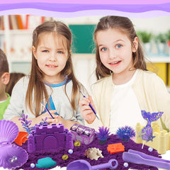 BEIREG Mermaid Sensory Bin Kit easy lid for mess-free sharing