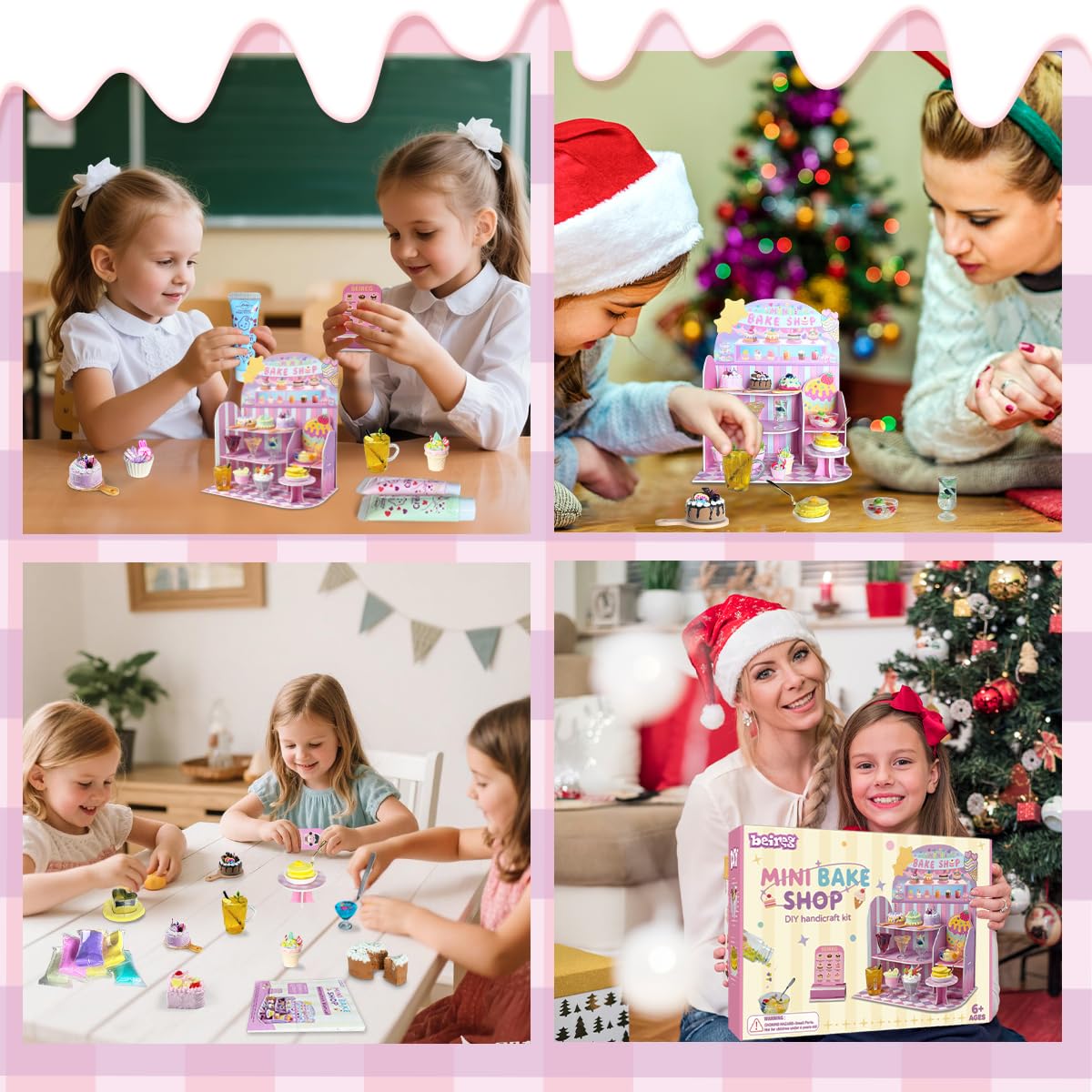 BEIREG Mini Bake Shop easy-to-follow instructions guide aspiring young chefs toward colorful creations
