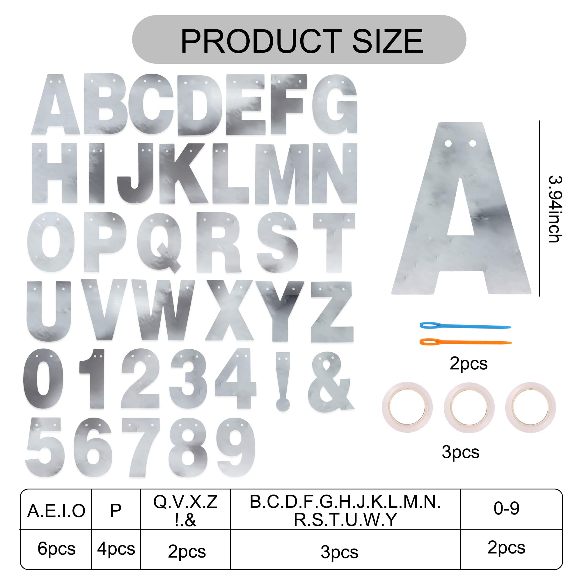 BEISHIDA threading tools to simplify stringing the banner neatly.
