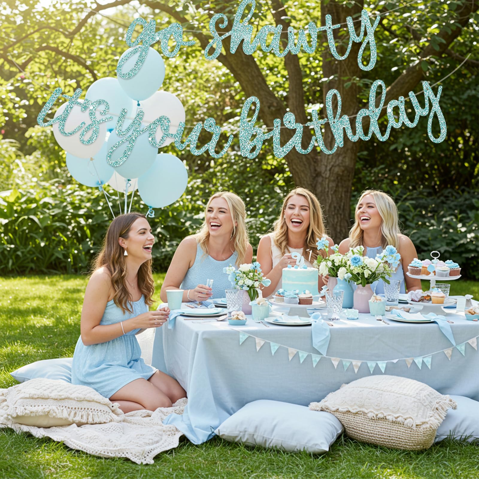 BEISHIDA Birthday decor banner ideal for mantels banisters and backdrops