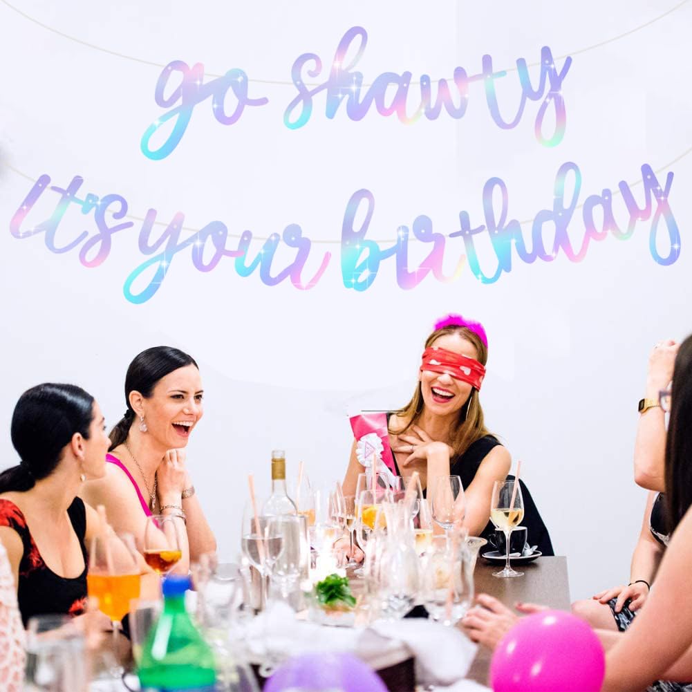 BEISHIDA birthday banner used as a dessert table backdrop to enhance ambiance.