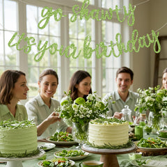 BEISHIDA birthday banner decor for dessert tables and photos.