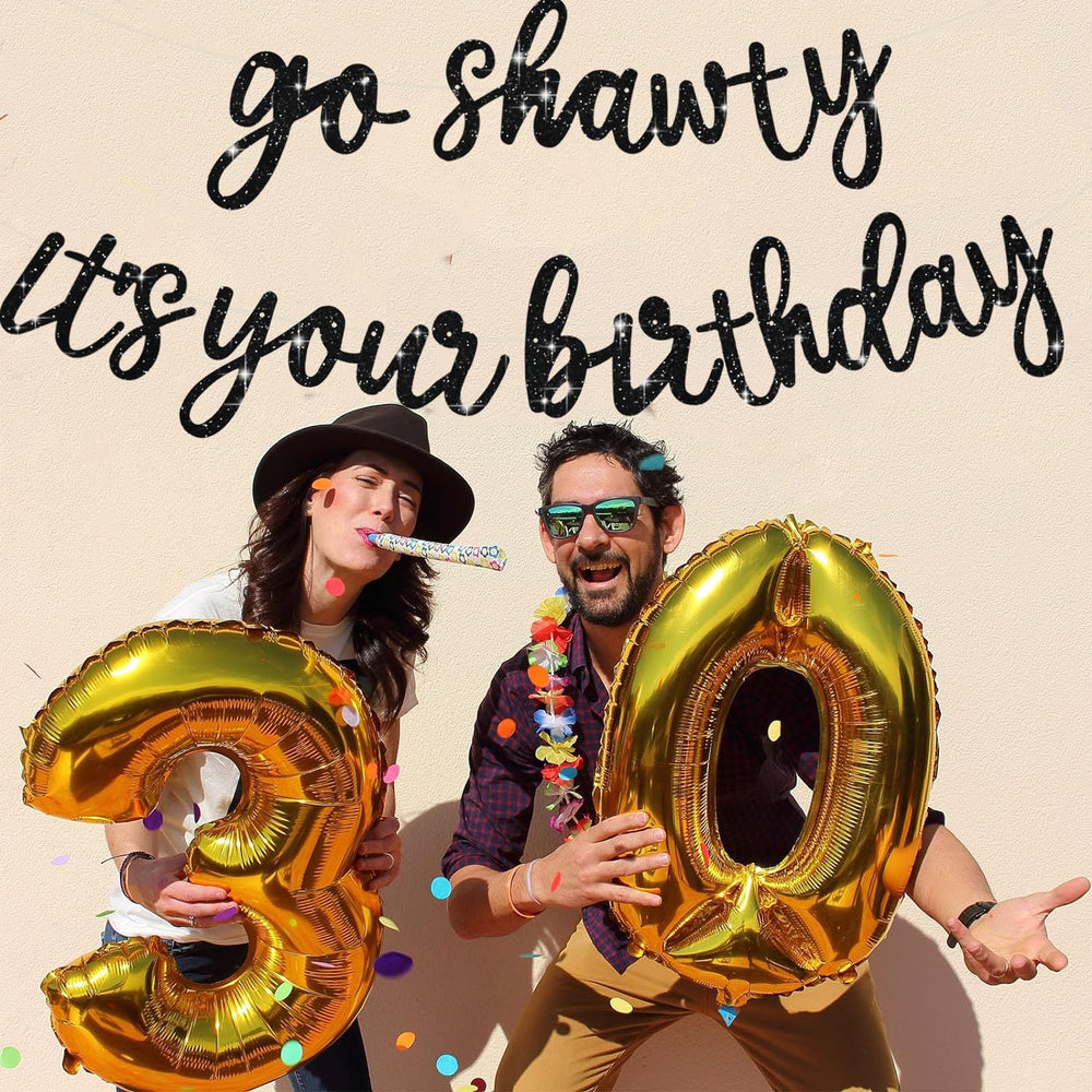 BEISHIDA birthday banner ideal for mantles, banisters, windows, and photo backdrops.