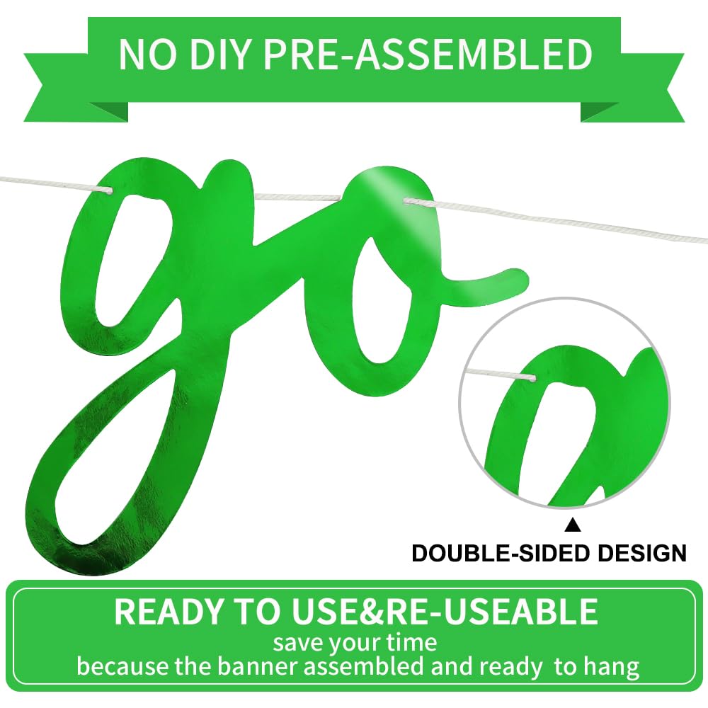 BEISHIDA sturdy card stock banner designed for reuse after the party.