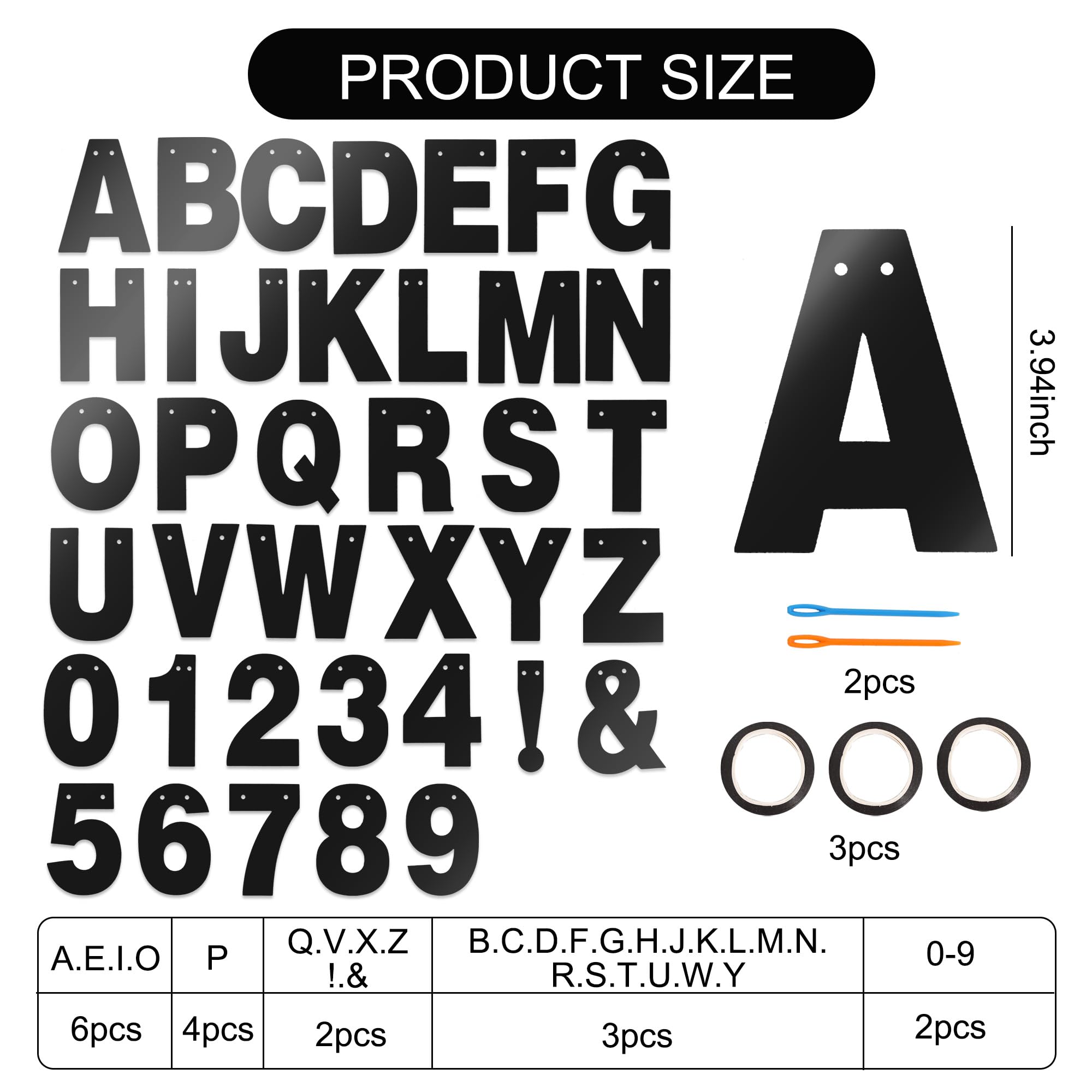 BEISHIDA assembly ropes and threading tools enable quick stringing of letters.