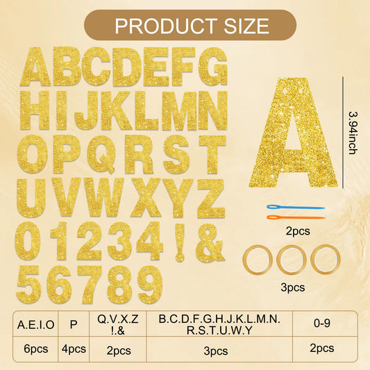 BEISHIDA DIY letter banner showing ropes and threading devices for easy setup