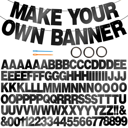 BEISHIDA double-sided banner letters for customizable celebrations; easy to assemble.