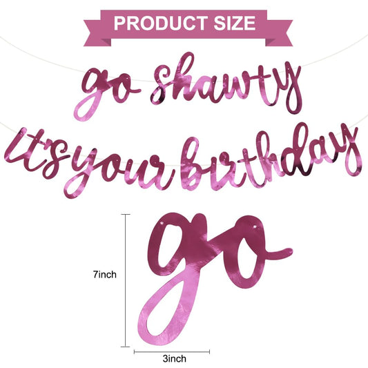 BEISHIDA double-sided glitter pink banner sparkling from both sides.