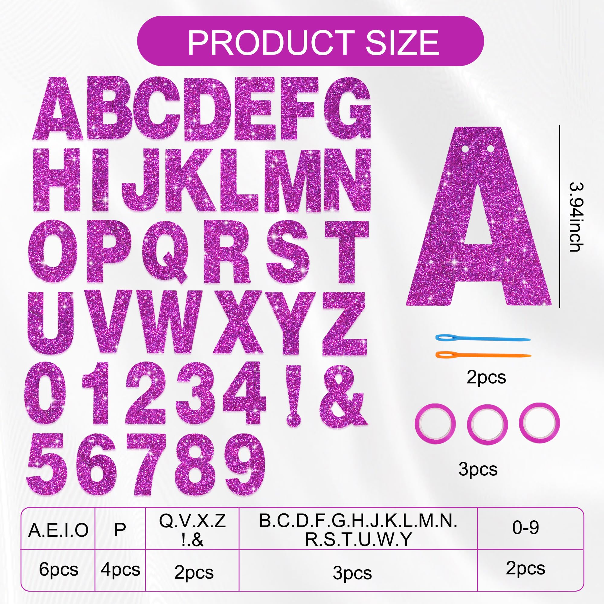 BEISHIDA banner with letters and numbers and rope for simple displays